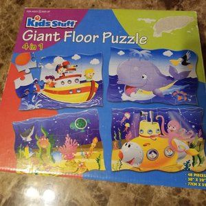 Kids Stuff Giant Floor Puzzle - 4 in 1